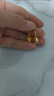 周生生永系列黃金耳飾 金葉子足金耳環(huán) 一葉暴富 40535E計(jì)價(jià) 3.81克(含工費(fèi)130元) 曬單實(shí)拍圖