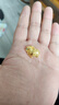 中銀億金唐馬黃金項鏈女古法足金琺瑯吊墜生日中秋節禮物送女友老婆媽媽 古法唐馬吊墜【金重約8.2g】 曬單實(shí)拍圖