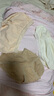 棉元素女內(nèi)褲三角褲頭彈力棉中腰內(nèi)褲舒適蕾絲三角女式內(nèi)褲E309 混色 XL170/95 曬單實(shí)拍圖