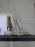 歐樂B（Oral-B）成人電動牙刷P4000深度清潔牙齦按摩3D聲波P系列圓頭送男友送女友情侶禮贈生日禮物 P4000-櫻花白+6支適配刷頭 曬單實拍圖