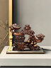 聚善緣吉祥如意擺件招財(cái)金蟾客廳玄關(guān)電視柜玉如意裝飾店鋪喬遷開業(yè)禮品 JY小號吉祥如意木紋色 高約21cm 曬單實(shí)拍圖