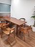 萌煜新中式原木茶桌實(shí)木大板茶臺簡(jiǎn)約現代辦公室泡茶禪意桌子家用茶幾 1.6米茶桌+舒美特椅*1+廣島椅*4 曬單實(shí)拍圖