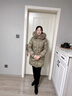 雪中飛狐貍毛領(lǐng)羽絨服女中長(cháng)款媽媽裝2025冬季新款修身加厚御寒女士外套 橄欖色 XL 170  建議105斤以?xún)?曬單實(shí)拍圖