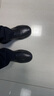 沙馳SATCHI男鞋新款男士彈性增高厚底面包鞋真皮透氣小牛皮科技BOA扣休閑鞋 黑色 39 曬單實拍圖