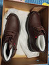 駱駝牌 男士短靴保暖加絨商務(wù)休閑皮鞋百搭男士靴子PE12246946棕色38 曬單實(shí)拍圖