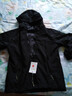 短款外套女春夏新款純色雙層連帽小風(fēng)衣寬松胖MM休閑戶(hù)外防風(fēng)上衣 黑色 【短款外套女】春秋夏可穿 L 建議【100-115斤】 曬單實(shí)拍圖