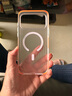 猩球衛(wèi)士高級感防指紋適用Apple/蘋果iPhone17ProMax磁吸瓦楞手機殼超薄行李箱條紋保護套磨砂外殼橙 曬單實拍圖