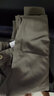 峰皓夏季純棉高腰男褲中老年男士休閑褲雙褶直筒寬松深檔爸爸褲子薄款 17#卡其色 33 碼/2尺6腰圍 曬單實(shí)拍圖