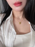 恩碩黃金項(xiàng)鏈足金999黃金小方塊字母套鏈5G工520禮物情人節(jié)禮物送女友 約6.62單備注字母 曬單實(shí)拍圖