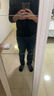 布先生明星同款長(cháng)袖T恤男士小白T內搭 長(cháng)袖標準T-圓領(lǐng)-黑色 L(175) 曬單實(shí)拍圖