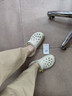 卡駱馳（crocs）女鞋厚底云朵洞洞鞋戶(hù)外休閑時(shí)尚一腳蹬沙灘鞋 206750-2Y2 36-37 曬單實(shí)拍圖