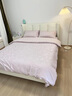 無(wú)印良品輕奢提花加厚全棉磨毛四件套純棉2025新款床單被套床上用品床笠款 羅拉之夢(mèng)-粉紫【100%全棉磨毛 輕奢貢緞提花】 1.8m 床單款 四件套-被套200*230cm 曬單實(shí)拍圖