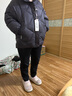 衣典零一（LEDIALYI）羽絨棉服女短款2024冬季女裝新款時(shí)尚休閑中年小個(gè)子棉襖棉衣外套 灰紫色 L （建議116-128斤） 曬單實(shí)拍圖