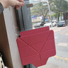 崇尚美適用ipad11保護套2025新款平板ipad air7/Air6保護殼帶筆槽Y型蘋(píng)果10代平板殼帶搭扣789亞克力防彎 【西瓜紅】Y型帶搭扣/筆槽款 iPad11代(A16)/iPad10代 曬單實(shí)拍圖