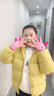 GOLOVEJOY兒童手套保暖防滑耐磨五指手套運動(dòng)男孩女童分指手套小孩騎行桃粉 曬單實(shí)拍圖
