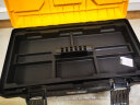 得力（deli）加厚型工具箱塑料收纳箱车载维修家用五金收纳盒23英寸 DL432023 实拍图