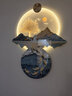 山水顏現代輕奢玄關(guān)裝飾畫(huà)入戶(hù)led壁燈山水畫(huà)日照金山客廳走廊盡頭掛畫(huà) 金山綠水G 60*80cm/燈畫(huà)(插電遙控器款） 曬單實(shí)拍圖