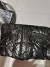 皮爾卡丹（pierre cardin）羽絨馬甲女2025韓版免洗亮面羽絨棉馬甲女短款寬松立領(lǐng)馬夾冬季外 黑色 2XL 140-160斤 曬單實(shí)拍圖