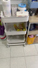 宜家（IKEA）拉斯克家居小推車(chē)置物架廚房?jì)ξ锛芸蛷d大容量?jì)ξ锸占{架 【升級款】白色大號 35*45*77cm 曬單實(shí)拍圖