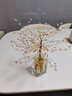 企馭招財水晶樹(shù)擺件家居裝飾品客廳玄關(guān)電視柜輕奢辦公室圣誕節禮物 （招米之石）黃水晶樹(shù) 曬單實(shí)拍圖