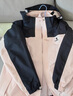 駱駝（CAMEL）三防沖鋒衣戶(hù)外登山服防水防風(fēng)防污三合一保暖時(shí)尚運動(dòng)外套 A9W114120-1X，木黛色/幻影黑女 L 曬單實(shí)拍圖
