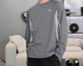 森馬（Semir）長(cháng)袖T恤男冬吸濕速干撞色拼接2025戶(hù)外運動(dòng)內搭上衣109725101104 曬單實(shí)拍圖
