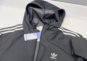 adidas休閑簡(jiǎn)約三條紋梭織立領(lǐng)夾克外套男裝秋季阿迪達斯三葉草 黑色 (偏小，推薦買(mǎi)大1碼)   M 曬單實(shí)拍圖