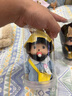 mengqiqi蒙奇奇公仔一對情侶娃娃毛絨玩具小號(hào)送女生萌琪琪玩偶生日禮物 蒙奇奇5012+5312 透明罐包裝 曬單實(shí)拍圖