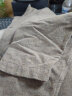 无印良品（MUJI） 男女通用法兰绒开领衬衫长袖休闲百搭衬衣外套纯棉全棉ACA71A1A 褪色米色 S-M 165/88A 实拍图
