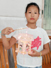 多美憶中秋節燈籠兒童燈籠diy手工制作材料兔子花燈幼兒園手工燈籠led燈 曬單實(shí)拍圖