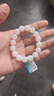 曼麗翠和田白玉12mm手串大圓珠手鏈羊脂白玉附證書(shū)男女款禮物 曬單實(shí)拍圖