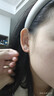 完美愛S999足銀耳釘女養(yǎng)耳洞銀耳骨睡覺免摘小豆豆銀耳飾簡約銀針耳棒 曬單實拍圖