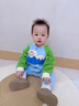 minizone秋冬季嬰兒卡通雙面搖粒絨連體衣保暖男女?huà)胪瘜殞毦蛹曳屡婪?藍綠雪山 90cm 曬單實(shí)拍圖