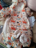 G.DUCKKIDS嬰兒羽絨服連體衣男女寶寶外出哈衣冬季保暖新生幼兒衣服抱衣爬服 飛機羽絨服+ 贈手腳套 80 cm 適合(9-12個(gè)月) 曬單實(shí)拍圖