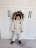 G.DUCKKIDS兒童寶寶羽絨服套裝男女童寶寶新款嬰幼兒衣服1-3歲加厚冬裝2保暖 801白色 90cm 曬單實(shí)拍圖