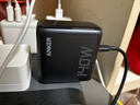 ANKER安克智顯充140W充電器套裝 氮化鎵屏顯type-c多口pd快充100W頭適用蘋(píng)果17iPhone手機筆記本電腦 灰 曬單實(shí)拍圖