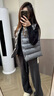 浪莎休閑運動(dòng)褲女2025秋季新款寬松小個(gè)子顯瘦顯高闊腿褲女美式衛褲 曬單實(shí)拍圖