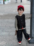 G.DUCKKIDS小黃鴨童裝男童套裝春秋2025新款兒童秋裝男孩衣服衛衣褲子三件套 三件套 100 建議2~3歲【 90-100cm】cm 曬單實(shí)拍圖