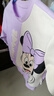 Disney baby迪士尼女童套裝兒童10A抑菌衛(wèi)衣衛(wèi)褲中小童裝秋季兩件套 紫色 90 曬單實拍圖