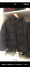 坦博爾連帽羽絨服女泡芙短款韓版面包服小個(gè)子秋冬外套TBF530360D 黑色 XS (155) 曬單實(shí)拍圖