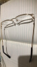 益盾（YIDUN）德国进口水晶玻璃老花镜男高度老视老光眼镜女 100度 实拍图