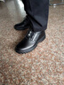 100%真皮羊毛棉鞋男冬季保暖加絨加厚高幫雪地靴防滑防水爸爸棉鞋 665黑色 39 曬單實(shí)拍圖