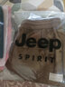 JEEP SPIRIT吉普休閑褲男春夏季直筒褲子男寬松闊腿褲燈芯絨男褲 卡其 4XL 曬單實(shí)拍圖