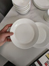 松發(fā)瓷器56頭餐具整套家用碗碟套裝純白簡約陶瓷碗盤喬遷送禮簡瓷 曬單實(shí)拍圖