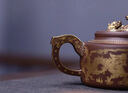 璽翰雅（ROYHOYE）宜興紫砂壺名家研高周小明純手工家用泡茶壺原礦朱泥西施壺 紫泥楚漢風(fēng)云壺 450ml 曬單實(shí)拍圖