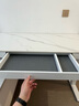 KOBLE小戶(hù)型飄窗書(shū)桌長(cháng)短腿窗臺電腦桌帶抽屜玻璃臥室學(xué)習桌家用字寫(xiě)桌 水云紗巖板【無(wú)充電】 120*60*76CM【飄臺高度36-52CM】 曬單實(shí)拍圖