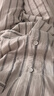 無(wú)印良品（MUJI）女式 無(wú)側縫雙層紗織 睡衣 家居服套裝  淡黃色條紋5A L 曬單實(shí)拍圖