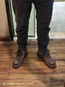 Dickies男士馬丁靴男英倫風(fēng)高幫時(shí)尚戶(hù)外男款潮流工裝靴 美拉德棕 42  曬單實(shí)拍圖