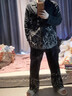 悅內情侶睡衣女士春秋款秋季長(cháng)袖純棉家居服男款休閑可外穿高級感套裝 88143雅黑色 男款 2XL (男160-180斤/女140-160斤) 曬單實(shí)拍圖