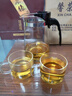 京悠雨耐高溫飄逸杯泡茶壺家用茶具泡茶杯2025新款茶水分離玻璃茶壺 一鍵濾茶【加厚單壺】 500ml / 曬單實(shí)拍圖